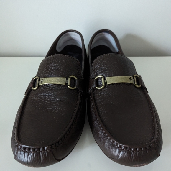 Cole Haan Mens Bit Loafer / Drivers Shoes Size 11.5 Dark Brown - Picture 4 of 5